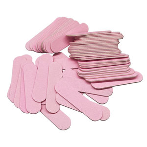 100 Stück Doppelseite Rosa Weiß Schwarz Polieren Schleifen Puffer block <span class=keywords><strong>Mini</strong></span> Holz Nagel feilen - Product Image 2