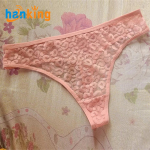 Tanga <span class=keywords><strong>Sexy</strong></span> Semitransparente para Mujer, Marca Ehanking, Color Sólido, Cintura Baja, con Encaje Floral - Product Image 6