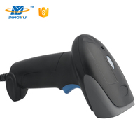 Escáner de código de barras QR de mano portátil de alta calidad 1D 2D USB con cable para almacenes Precio directamente en stock