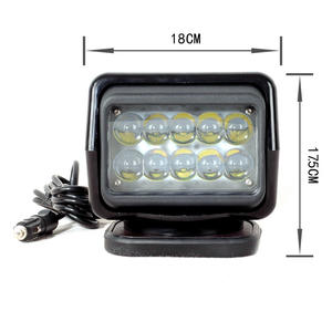 Biaochi 50W 24V/12V Projecteur universel à télécommande, projecteur LED extérieur, bateau, voiture, <span class=keywords><strong>toit</strong></span>, chariot de <span class=keywords><strong>golf</strong></span>, VTT, tout-terrain, magnétique, marin - Product Image 2