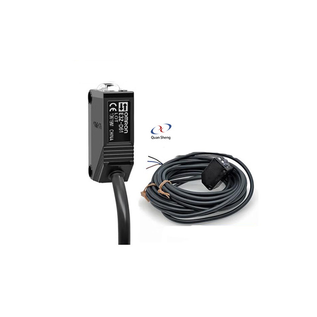 Original E3Z Photoelectric Switch Infrared Sensor 12-24VDC Diffuse Reflection NPN Detection 0.1m E3Z-D61