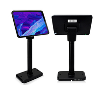 Penjualan Panas Harga Pabrik Mesin POS 9.7 Inci All-in-One POS dengan Stand Display Pelanggan Elektronik Kasir Panel IPS OSCY