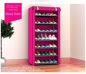 Đơn giản nhiều lớp Giày giá chống bụi lưu trữ tủ giày phòng khách ký túc xá hội trường giải pháp không gian nhỏ - Product Image 6