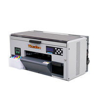 Printer DTF Mini A3 Warna-warni untuk Desktop dengan 6 Warna, Mesin Cetak Kaos 30cm, Printer Flatbed DTF untuk Artefak Kustom dalam Jumlah Kecil