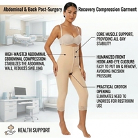 Prenda de Compresión de Cuerpo Completo de Grado Médico para Recuperación de Cirugía Estética, Incluyendo Liposucción, Abdominoplastia y BBL