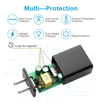 Adaptateur secteur USB Type C 15W Merryking, certifié FCC, best-seller, 5V 2A, prise US, pour petits appareils
