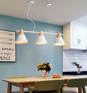 De Madera de 3 cabeza <span class=keywords><strong>Hotel</strong></span> 40W de LED de ahorro de energía lámpara colgante para la habitación - Product Image 4