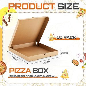 Boîte à pizza en carton ondulé écologique avec logo personnalisé, fermeture magnétique, recyclable pour l'emballage de pizzas - Product Image 2