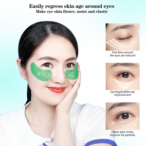 Parches de <span class=keywords><strong>Ojos</strong></span> de Colágeno Vegetal Antiarrugas con Logotipo Personalizado, Esencia Ligera que Ilumina y Reduce las Milias - Product Image 3