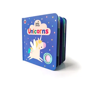 Customized Children Books Printing Unicorns Story Hardcover Books For Kids Full Color Board Best Gifts For Babies