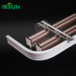 Riel de cortina de hospital de aluminio Iksun Rod Track runner GLIDE cortinas Track - Product Image 1