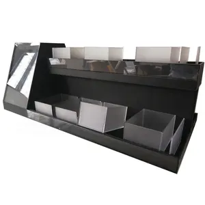 Winkel Meubels Custom Acryl Pmma Plexiglas Pc Perspex Pop Promotie Make-Up Box Cosmetische Acryl Display Stand Case