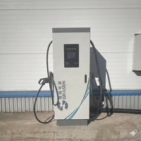 Chargeur EV DC 120kW 240kW pour voitures électriques, OCPP 1.6J CCS1 CCS2 GBT, double connecteur, stations de recharge EV commerciales
