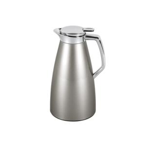 Emsa Plaza Quick Tip 1L Silver Insulated Jug <b>Beverage</b> <b>Serving</b> <b>Set</b> - Product Image 1