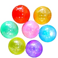Vente en gros d'usine, balles rebondissantes colorées en LDPE transparent épaissi pour enfants de 3 à 6 ans, jouet gonflable