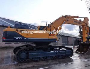 Excavadora de 52 Toneladas, Hyundai, Excavadora de Orugas de Gran Tamaño R520LC-9, Fabricada en Corea del Sur, Excavadora de Orugas de 50 Toneladas, Robex 520 - Product Image 4