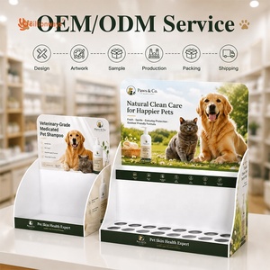 Présentoir personnalisé en PVC de 5 mm pour shampoing pour animaux de compagnie, présentoir pour shampoing pour chiens, pour produits de toilettage pour animaux de compagnie, <span class=keywords><strong>magasin</strong></span> de détail - Product Image 5