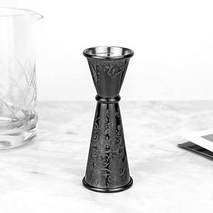 Custom Logo 30/60ml 1/2oz Dual <b>Ended</b> Stainless Steel <b>Bar</b> Cocktail Jigger Laser Measurement Bartender Wine Metal Ounce Cup - Product Image 1