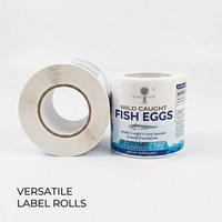 Étiquette d'emballage en vinyle autocollante imperméable personnalisée, étiquette de complément alimentaire, étiquette de logo privé, rouleau d'autocollants pour flacon médical