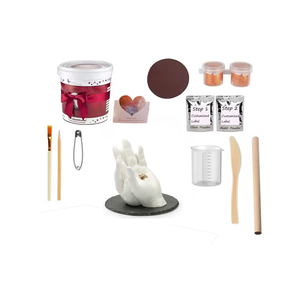 Kit casting tangan 3D bubuk cetak, Kit Casting tangan tanah liat kaki grosir kit casting tangan untuk pasangan - Product Image 2