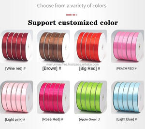 Wholesale <b>Wire</b> Organza <b>Ribbon</b> for Gift Wrap Flower Packaging Solid Color Fishtail Yarn <b>Ribbon</b> - Product Image 3