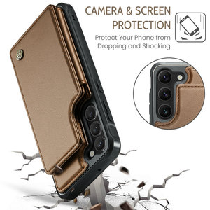 DG.MING Factory custodia per cellulare di alta qualità per <span class=keywords><strong>Samsung</strong></span> S23 Ultra S22 <span class=keywords><strong>S21</strong></span> S20 <span class=keywords><strong>FE</strong></span> custodia per portafoglio con custodia per carte staccabile - Product Image 5
