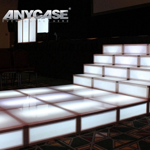 ANYCASE RGBW Plug in Power Folding Dance Party pantalla LED pista de baile acrílico Lumo LED escenario para eventos - Product Image 1