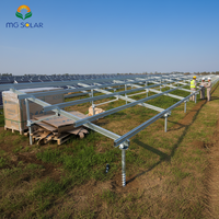 Support de montage de Module Pv, profil en aluminium, système solaire au sol