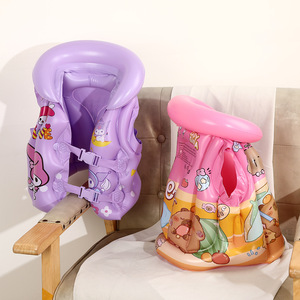 Cartoon Kids <strong>Inflatable</strong> Floatation <strong>Vest</strong> Thickened <strong>PVC</strong> Swim <strong>Vest</strong> Baby Swim Training Summer <strong>Life</strong> Jacket Water Safety Gear - Product Image 6