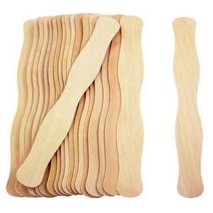 KarlNiko Palos de Abanico de Madera Natural de 8 "Ideal para Paletas de Subasta Artesanía Asas de Abanico de Boda - Product Image 3