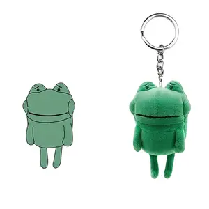 Cute and Safe plush toy frog keychain, Perfect for Gifting
