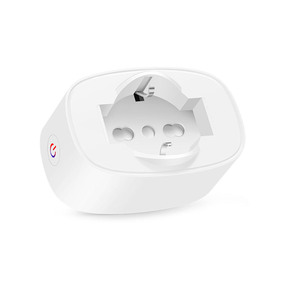 HONPNK 60Tuya Italian Chilean Standard WiFi Smart Socket Alexa Mobile Remote Voice Control 16A Compatible European Standard Plug