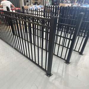 Panneaux de clôture en fer personnalisés professionnels, très vendus, panneaux de clôture de sécurité, panneaux de clôture de jardin, panneaux de clôture en fer, panneaux de clôture en métal WPC pour l'extérieur - Product Image 1