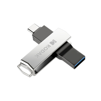 KODAK 2 en 1 OTG Pen Drive Metal Usb3.2 Flash Drive 2 en 1 Memory Stick USB a tipo USB- C USB 3,2 Pendrive K273