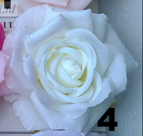 LFH083 stella fiore artificiale luna rosa testa europea vintage rosa parete layout sfondo decorazione matrimonio composizione floreale - Product Image 6