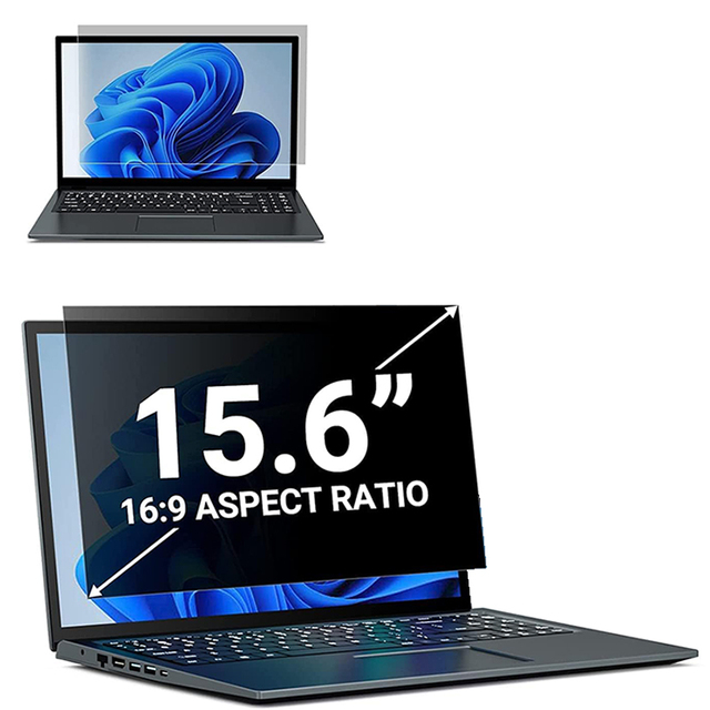 Wholesale Matte PET Anti-spy Computer Screen Guard 15.6 Inch Laptop Privacy Filter for 250/255 ProBook 450/455 0.38mm Thick 30