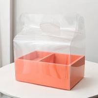 Boîte de papier biodégradable personnalisée pour emballage de fleurs d'anniversaire cadeau de gâteau de roses