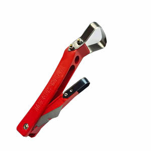 ที่ขูดเปลือกไม้สแตนเลส ด้ามจับพลาสติกสีแดง หัวเหลี่ยม หัวกลม เครื่องมือกำจัดโรคต้นไม้ สำหรับการตัดแต่งกิ่ง - Product Image 5