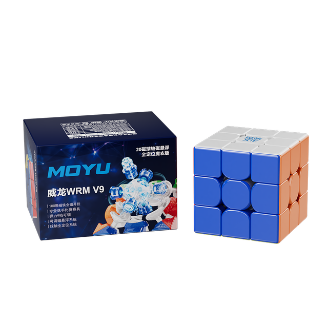 MOYU Weilong WRM V9 3x3 Ball-core UV Cubes Magnetic Plastic Speed Magic Cube Kids Toys