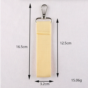 New Trend Multi-color <strong>Keychain</strong> Long Strip Woven Tape Key Chain Concise Pendant Bag Canvas Key Strap Lanyard Bag Charm - Product Image 4