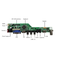 Kit de carte de commande de télévision à écran LCD pour 18,5 pouces LM185WH1 M185XW01 V2