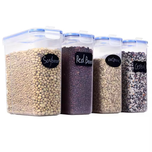 Icen CL01 tarro de grano de cocina de plástico caja de almacenamiento de alimentos frescos para el hogar barril de grano sellado a prueba de humedad - Product Image 6