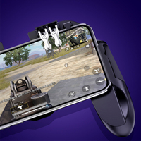H9 PU-BG Enam Jari Pengendali Game, Gamepad Bebas Menembak Kipas Pendingin Gamepad Joystick untuk Ponsel IOS Android