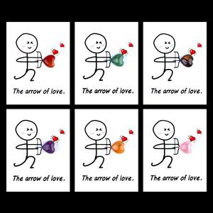 Ensemble de cristal de palmier de guérison en forme de cœur de 15mm, pierre précieuse de style <span class=keywords><strong>fleur</strong></span> pour femmes et filles, cadeaux - Product Image 3