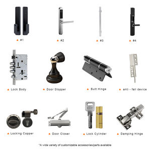 Дверь входная наружная из цинкового сплава, современная, с отделкой, для дома/виллы, поворотная, арочная, одинарная/двойная, с защитой от взлома, по лучшей цене - Product Image 4