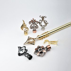 Nouvelle <span class=keywords><strong>Tringle</strong></span> à <span class=keywords><strong>Rideau</strong></span> Décorative en Métal, Extensible et Ajustable, Style Roman - Product Image 4