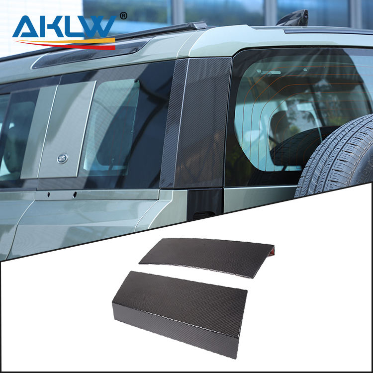 Vitre arrière arrière sur les deux côtés couvercles de garniture