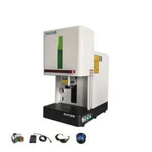 JNKEVO Factory Price Laser Marking Fiber Subsurface Crystal 3d Laser Engraving Machine for SS Metal Jewelry