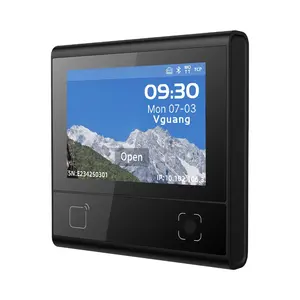 Vguang DW200 lector de código Qr Nfc puerta Ic código de barras Bluetooth lector de Control de acceso con pantalla táctil para torniquete o elevador