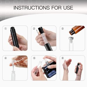 ขวดน้ำหอมแบบเติมได้ขนาดพกพา 10 มล. แบบหมุนขึ้น ทำจากอะลูมิเนียม สำหรับผู้ชาย - Product Image 3